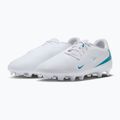 Кросівки футбольні чоловічі Nike Phantom 6 Low Academy FG/MG white/white/dusty cactus 3
