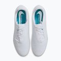 Кросівки футбольні чоловічі Nike Phantom 6 Low Academy FG/MG white/white/dusty cactus 4