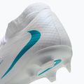 Кросівки футбольні чоловічі Nike Phantom 6 High Academy FG/MG white/white/dusty cactus 8