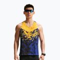 Футболка для бігу чоловіча Nike AeroSwift Dri-Fit ADV Singlet citron pulse/lapis/bright crimson