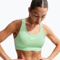 Бюстгальтер для тренувань Nike Swoosh cucumber calm/white