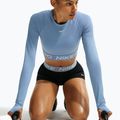 Лонгслів жіночий Nike Pro work blue/white 3