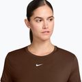 Футболка жіноча Nike One Classic Dri-Fit SS cacao wow/white 3