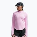 Кофта для бігу жіноча Nike Tempo Dri-Fit 1/4 Zip pink rise