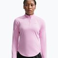 Кофта для бігу жіноча Nike Tempo Dri-Fit 1/4 Zip pink rise 4