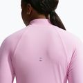 Кофта для бігу жіноча Nike Tempo Dri-Fit 1/4 Zip pink rise 5