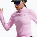 Кофта для бігу жіноча Nike Tempo Dri-Fit 1/4 Zip pink rise 6