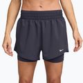 Шорти жіночі Nike One Dri-Fit High-Waisted 3" 2In1 gridiron/white