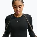 Лонгслів для тренувань жіночий Nike One Fitted black/white 6
