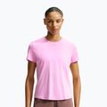 Футболка для тренувань жіноча Nike One Classic pink rise/white