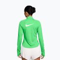 Лонгслів для бігу жіночий Nike Tempo Swoosh Run Dri-Fit 1/4-Zip illusion green/white 2