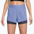 Шорти для бігу жіночі Nike Swift Mid-Rise 2in1 aluminum/royal tint