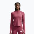 Кофта для бігу жіноча Nike Tempo Dri-Fit 1/4 Zip pink smoke