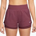 Шорти для тренувань жіночі Nike One pink smoke/white