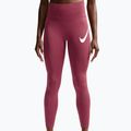 Легінси жіночі Nike Tempo Swoosh Run pink smoke/white 5