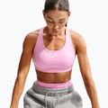Бюстгальтер для тренувань Nike Swoosh pink rise/white 4
