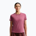 Футболка для тренувань жіноча Nike One Classic pink smoke/white