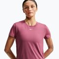 Футболка для тренувань жіноча Nike One Classic pink smoke/white 4