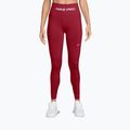 Легінси жіночі Nike Pro Seamless tough red/white
