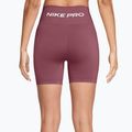 Шорти для тренувань жіночі Nike Pro Seamless pink smoke/white 2