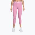 Легінси жіночі Nike Pro pink rise/white