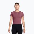 Футболка для тренувань жіноча Nike Pro Seamless pink smoke/white