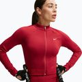 Кофта тренувальна жіноча Nike Pro Seamless tough red/white
