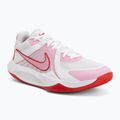 Кросівки волейбольні Nike Zoom Hyperspeed Court 2 white/pink rise/university red
