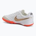 Кросівки футбольні чоловічі Nike Tiempo Ligera Pro White/Bright Crimson/Blur 3