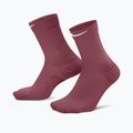 Шкарпетки Nike Run Midweight Crew pink smoke/pink rise/white