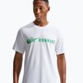 Футболка для бігу чоловіча Nike Dri-Fit Running T-Shirt white/green spark 4