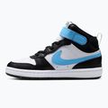 Взуття дитяче Nike Court Borough Mid 2 white/black/arctic green/football blue 2