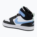 Взуття дитяче Nike Court Borough Mid 2 white/black/arctic green/football blue 3
