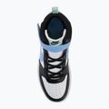 Взуття дитяче Nike Court Borough Mid 2 white/black/arctic green/football blue 5