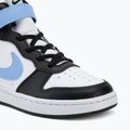 Взуття дитяче Nike Court Borough Mid 2 white/black/arctic green/football blue 7