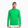 Кофта для бігу чоловіча Nike Stride 1/4 Zip Dri-Fit green spark