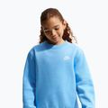 Кофта дитяча Nike Sportswear Club Fleece football blue/white 3