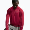 Кофта для бігу чоловіча Nike Miler Dri-Fit UV 1/2 Zip tough red 4