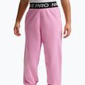 Штани дитячі Nike Pro Fleece pink rise/pink rise/black/white 3