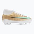 Футбольне взуття дитяче Nike Jr. Mercurial Superfly 11 Club "Kylian Mbappé" metallic gold/green glow 2