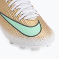 Футбольне взуття дитяче Nike Jr. Mercurial Superfly 11 Club "Kylian Mbappé" metallic gold/green glow 7