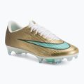 Кросівки футбольні чоловічі Nike Mercurial Superfly 11 Elite "Kylian Mbappé" metallic gold/green glow