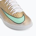 Футбольне взуття дитяче Nike Jr. Mercurial Superfly 11 Club "Kylian Mbappé" metallic gold/green glow 7