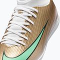 Футбольне взуття дитяче Nike Jr. Mercurial Superfly 11 Club "Kylian Mbappé" metallic gold/green glow 5