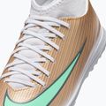 Футбольне взуття дитяче Nike Jr. Mercurial Superfly 11 Club "Kylian Mbappé" metallic gold/green glow 5