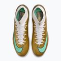 Кросівки футбольні чоловічі Nike Mercurial Superfly 11 Academy "Kylian Mbappé" metallic gold/green glow 4