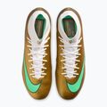 Кросівки футбольні чоловічі Nike Mercurial Superfly 11 Academy "Kylian Mbappé" metallic gold/green glow 4