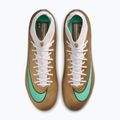 Кросівки футбольні чоловічі Nike Mercurial Superfly 11 Academy "Kylian Mbappé" metallic gold/green glow 4