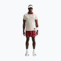 Футболка поло Nike Court Slam Aero-Fit Pale Ivory/Team Red 2