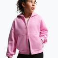Кофта дитяча Nike Sportswear Studio Fleece pink rise/white 5
